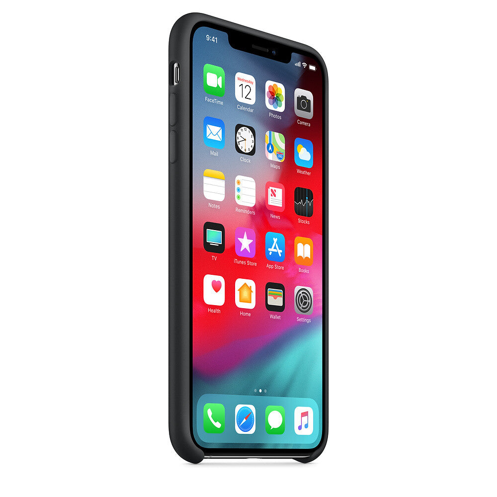 Apple iPhone Xs Max Silicone Case - Zwart