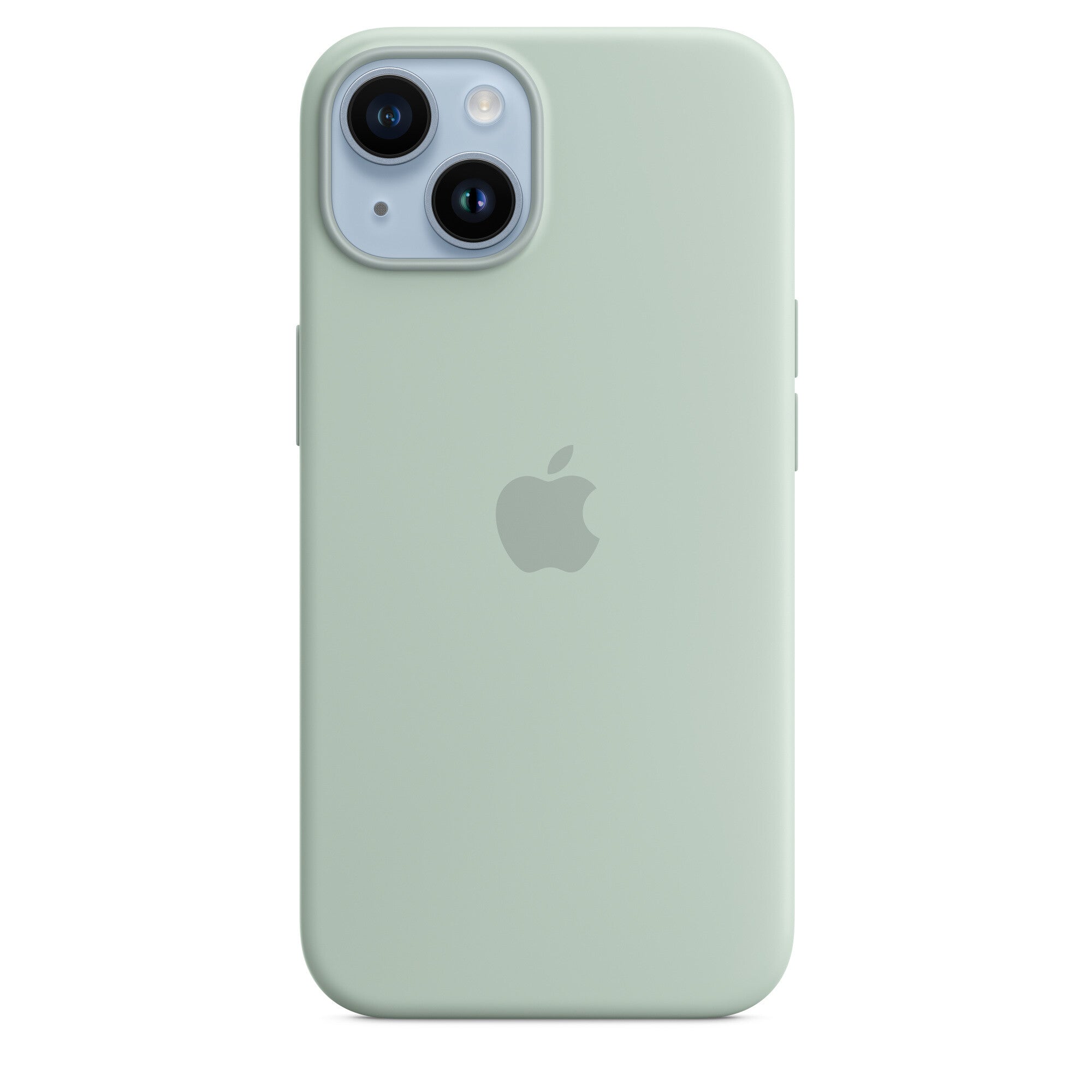 Apple iPhone 14 Silicone Case met MagSafe - Agavegroen