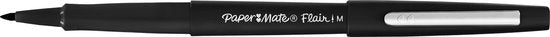 Paper Mate Flair viltstiften - medium punt 0,7 mm - Zwart - 5 stuks