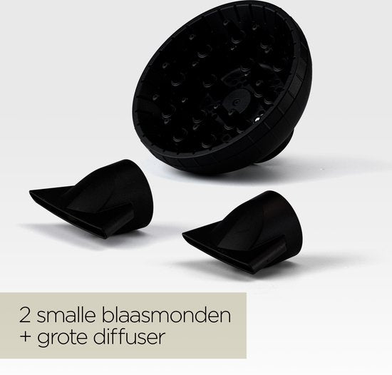 BaByliss Compact Pro 2400 6715DE föhn - ionisch anti-pluis - diffuser en 2 blaasmonden