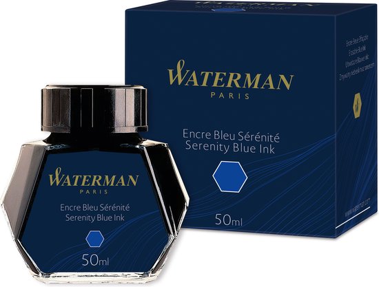 Waterman vulpeninkt - Serenity Blue - inktpot 50 ml