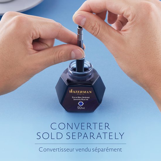 Waterman vulpeninkt - Serenity Blue - inktpot 50 ml