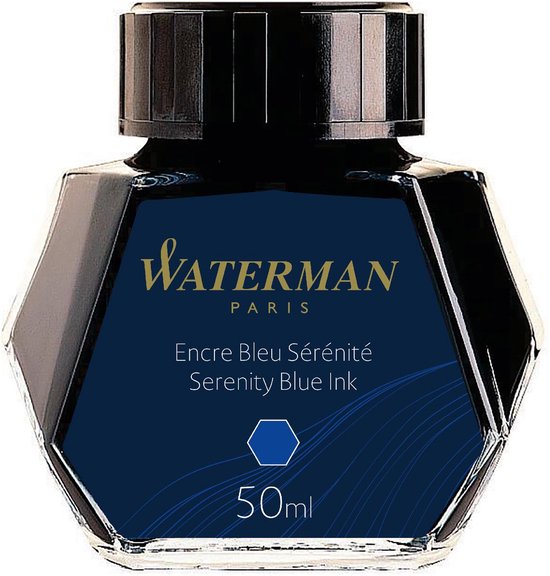Waterman vulpeninkt - Serenity Blue - inktpot 50 ml