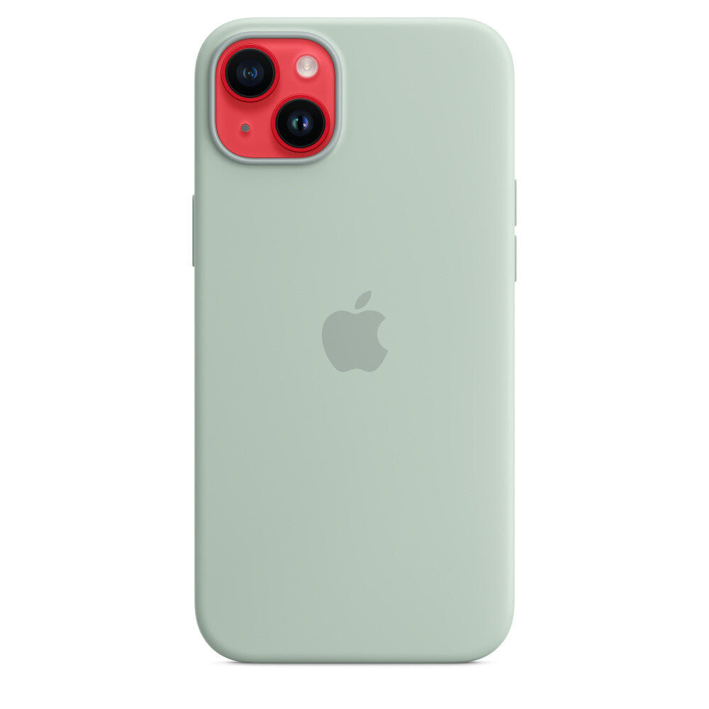 Apple iPhone 14 Plus Silicone Case met MagSafe - Agavegroen