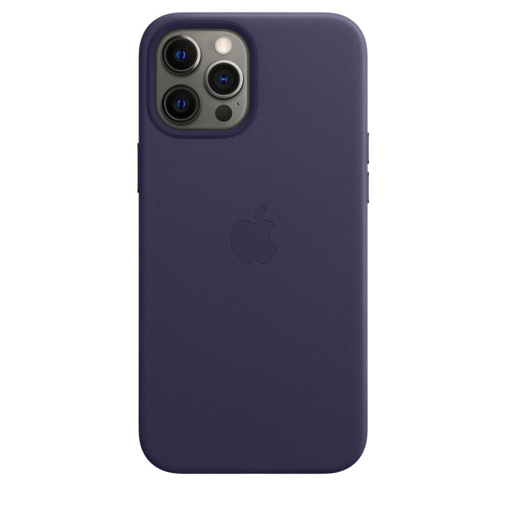 Apple iPhone 12 Pro Max Leather Case met MagSafe - Deep Violet