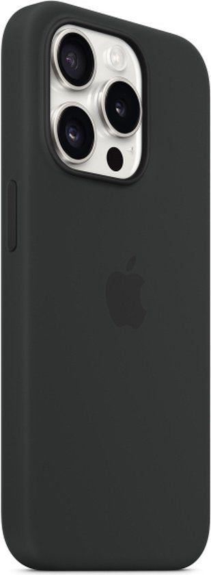 Apple iPhone 15 Pro Max hoesje - silicone MagSafe - zwart