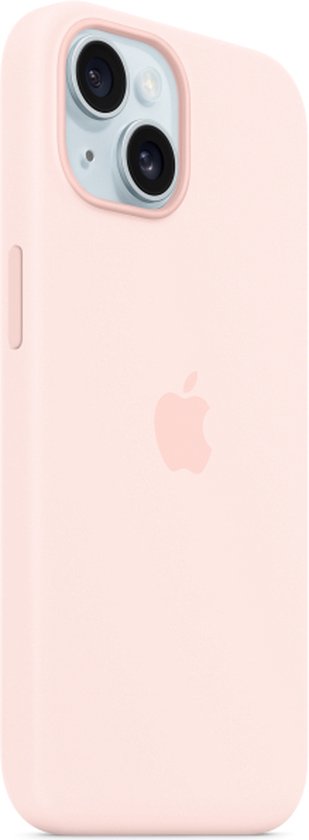 Apple siliconen hoesje - iPhone 15 Plus MagSafe - Light Pink