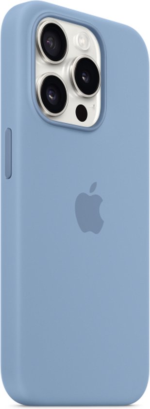 Apple Siliconenhoesje met MagSafe geschikt voor iPhone 15 Pro Max - Winter Blue