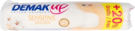 Demak Up make-up remover pads - 72 stuks