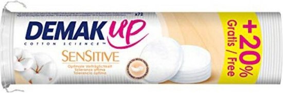 Demak Up make-up remover pads - 72 stuks
