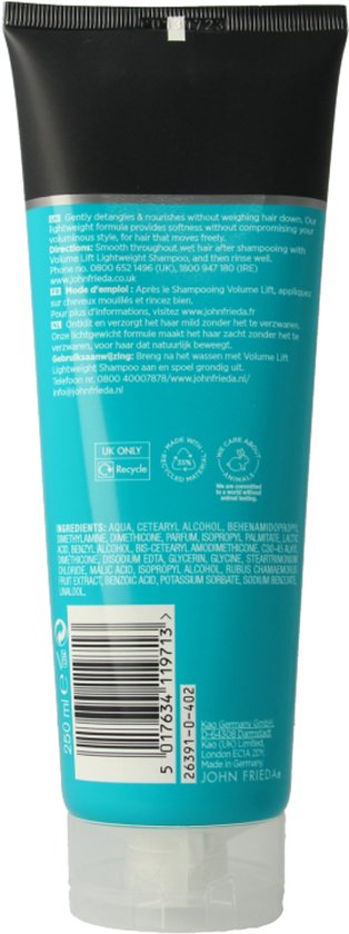 John Frieda Luxurious Volume conditioner - 7 day - 250 ml