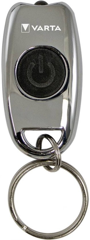 Varta keychain flashlight - metal - 11m beam range - 6 hours runtime