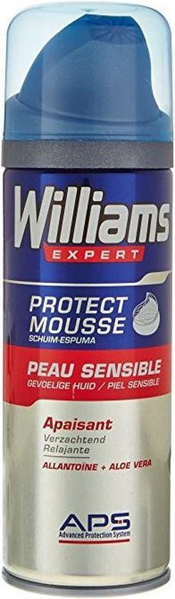 Williams scheerschuim - sensitive spray - 200 ml