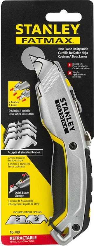 Stanley FatMax Pro Duo Retractable Knife - 0-10-789