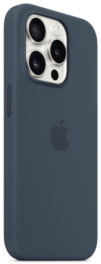 Apple Silicone Case - iPhone 15 MagSafe - Storm Blue