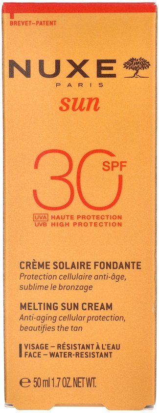 Nuxe Sun gezichtscrème - SPF 30 - 50 ml