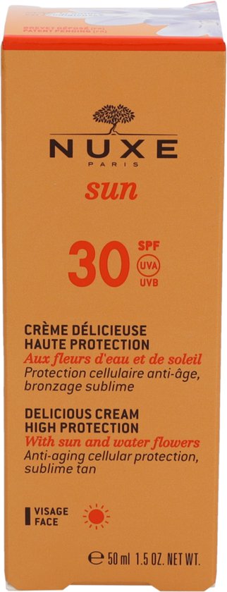 Nuxe Sun gezichtscrème - SPF 30 - 50 ml