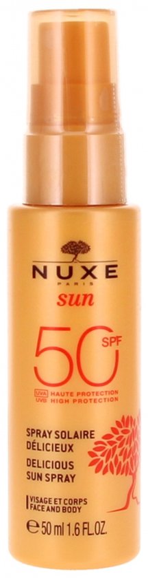 Nuxe Sun zonnespray - SPF50 gezicht en lichaam - 50 ml