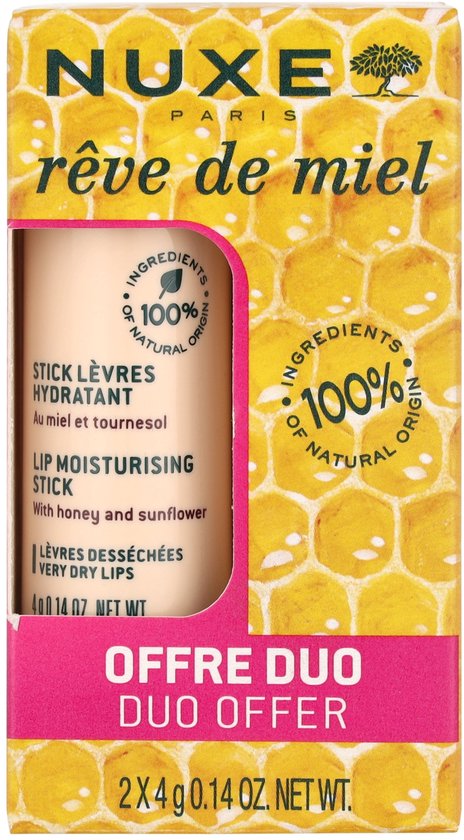 Nuxe Reve De Miel lip moisturizing stick - duo set
