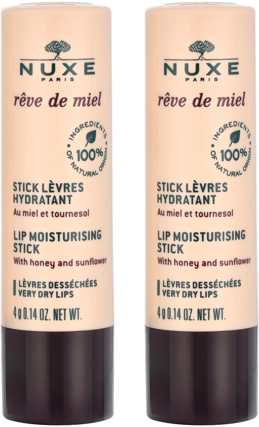 Nuxe Reve De Miel lip moisturizing stick - duo set