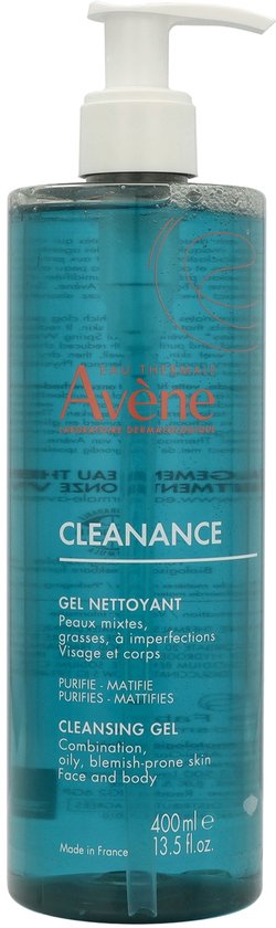 Avène Cleanance cleansing gel - face and body - 400 ml