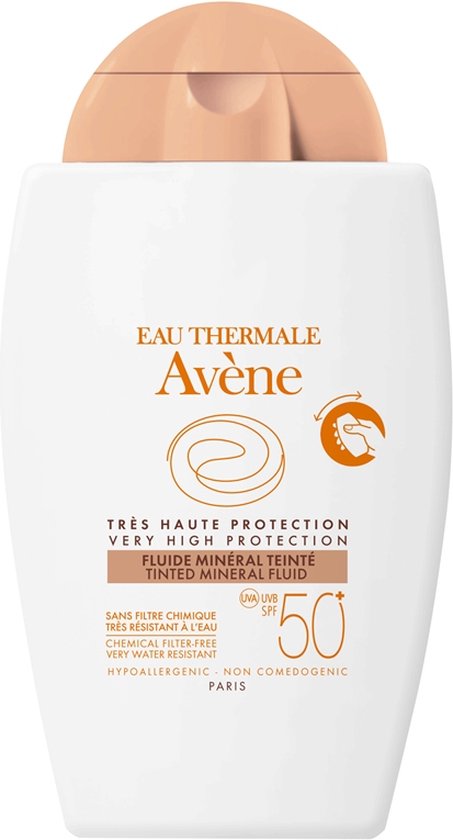 Avène getinte zonfluide - mineraal - SPF 50 - 40 ml