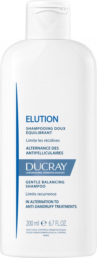 Ducray Elution shampoo - zacht balancerend - 200 ml