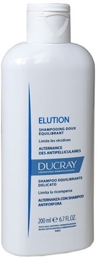 Ducray Elution shampoo - zacht balancerend - 200 ml