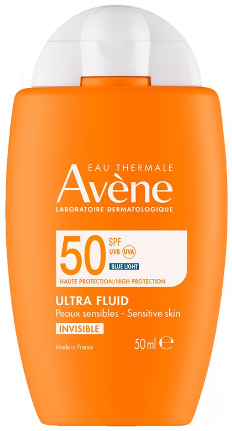 Avène zonnebrandcrème - ultra fluid invisible SPF 50 - 50 ml