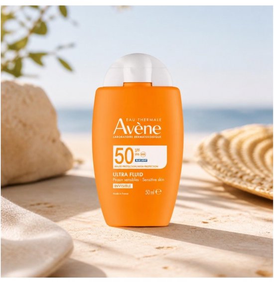 Avène zonnebrandcrème - ultra fluid invisible SPF 50 - 50 ml