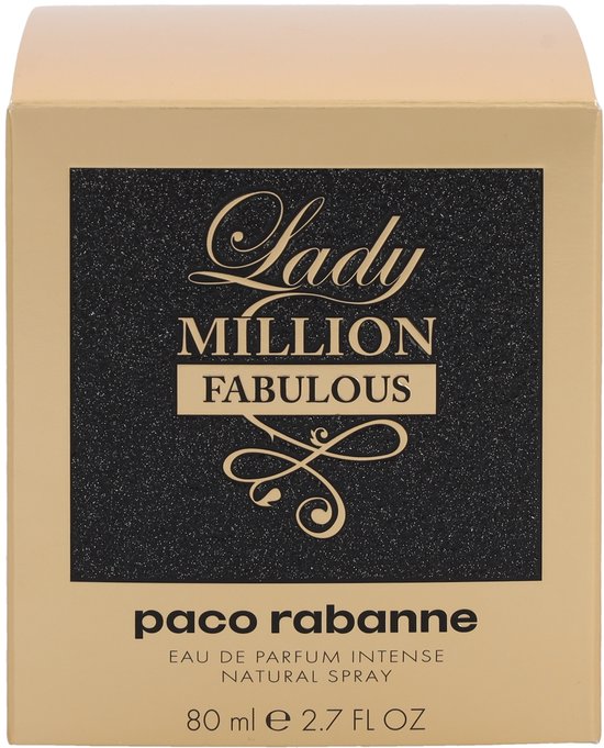 Paco Rabanne Lady Million eau de parfum - Fabulous - women's fragrance - 80 ml