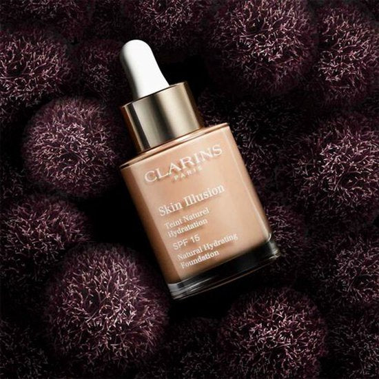 Clarins Skin Illusion Teint Naturel Hydratation foundation - SPF 15 - 110 Honey - 30 ml