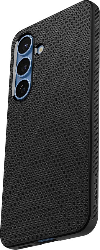 Spigen Liquid Air hoesje - Samsung Galaxy S25 - Matte zwart