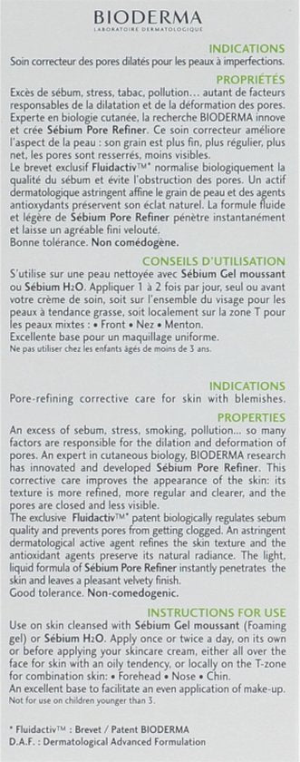Bioderma Sebium Pore Refiner - porieverfijnende verzorging - 30 ml