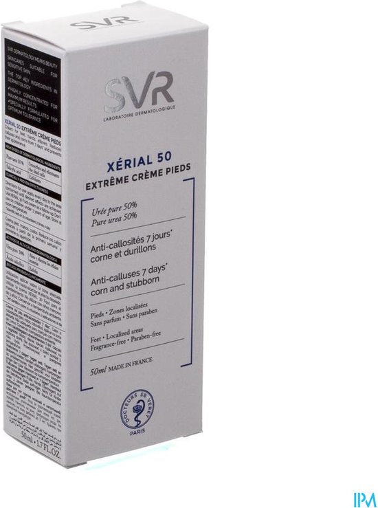 SVR Xerial 50 Extreme voetcrème - vochtinbrengend urea - 50 ml