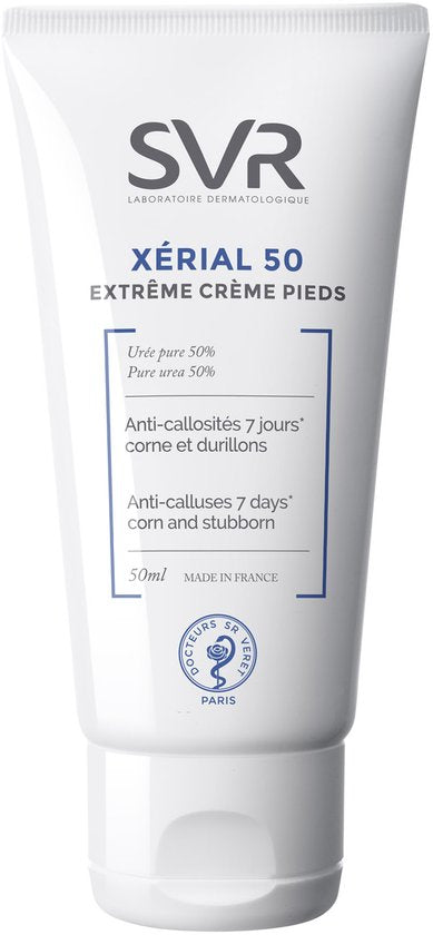 SVR Xerial 50 Extreme voetcrème - vochtinbrengend urea - 50 ml