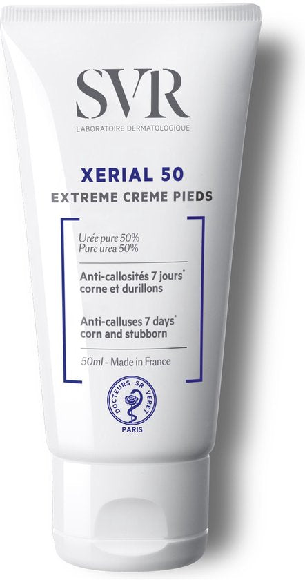 SVR Xerial 50 Extreme voetcrème - vochtinbrengend urea - 50 ml