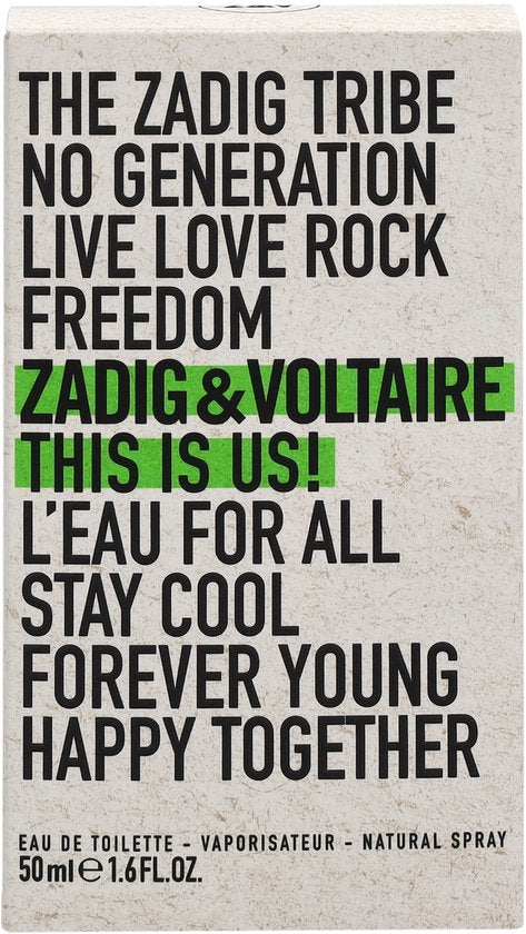 Zadig & Voltaire This is Us! L'Eau eau de toilette - unisex - 50 ml
