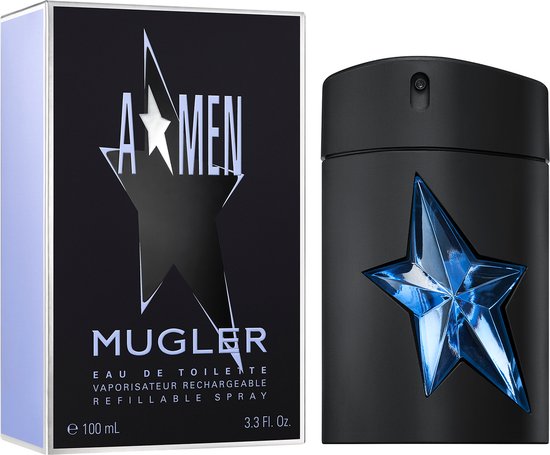 Mugler A-Men eau de toilette - amber en houtachtig - navulbaar - 100 ml