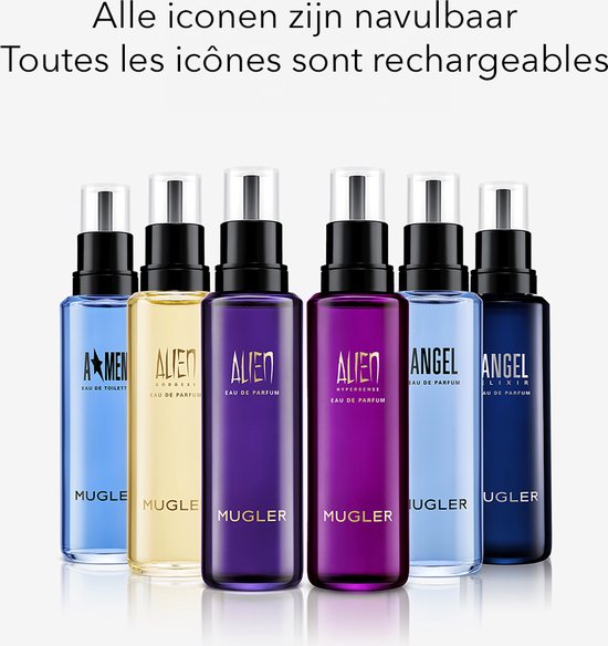 Mugler Angel eau de parfum - amber vanille en patchoeli - navulbaar - 25 ml