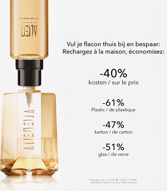 Mugler Alien Goddess eau de parfum - bloemig & amberachtig - navulbaar - 30 ml