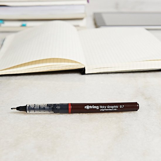 Rotring Tikky Graphic fineliner - 0,2 mm - Zwart