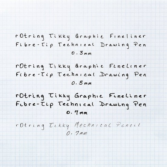 Rotring Tikky Graphic fineliner - 0,3 mm