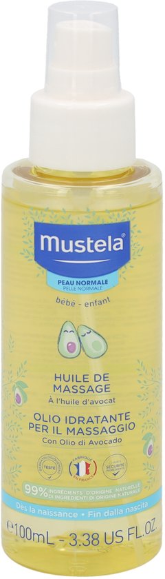 Mustela baby massageolie - normale huid - 100 ml