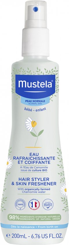 Mustela Baby verfrissend water - normale huid - 200 ml