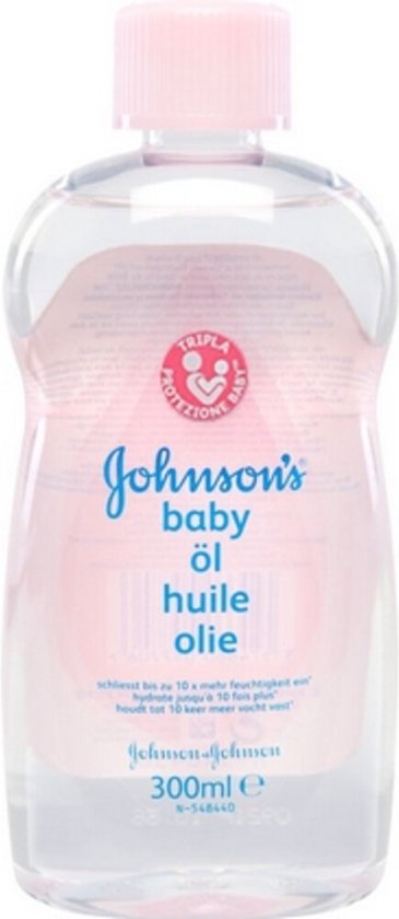 Johnson's Baby olie - 300 ml - Roze