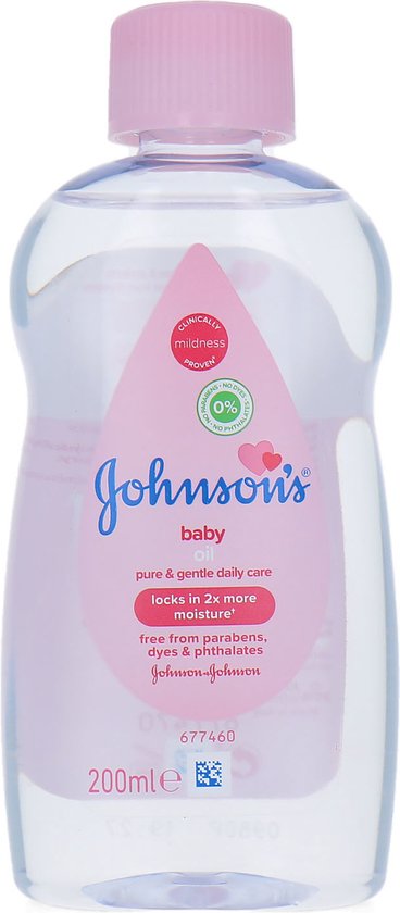 Johnson's babyolie - puur & zacht - 200 ml