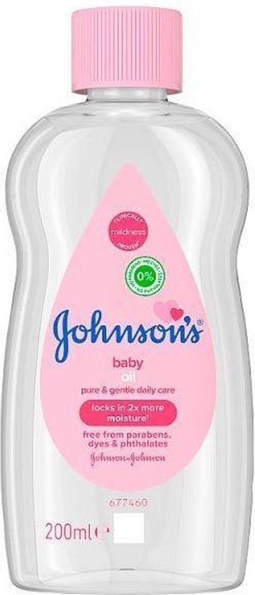 Johnson's babyolie - puur & zacht - 200 ml