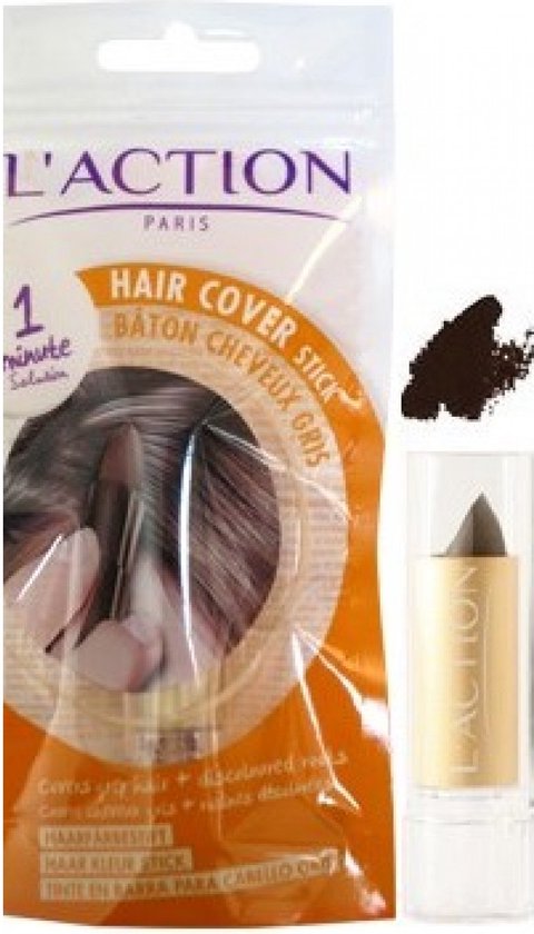L'action Hair Cover Stick haarverf - Donkerbruin