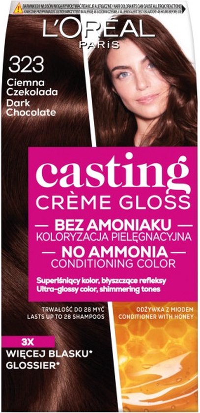 Casting Creme Gloss haarkleur - 323 Dark Chocolate